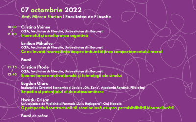 Conferința „Back to the future: Bio/neuro/ameliorare”