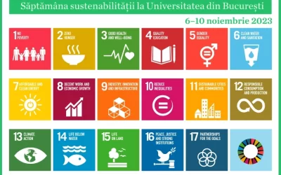 Săptămâna sustenabilității la Universitatea din București: 6-10 noiembrie 2023