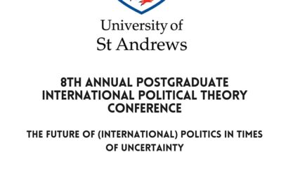 Asist. univ. dr. Oana Șerban invitată la 8th Annual Post Graduate International Political Theory Conference