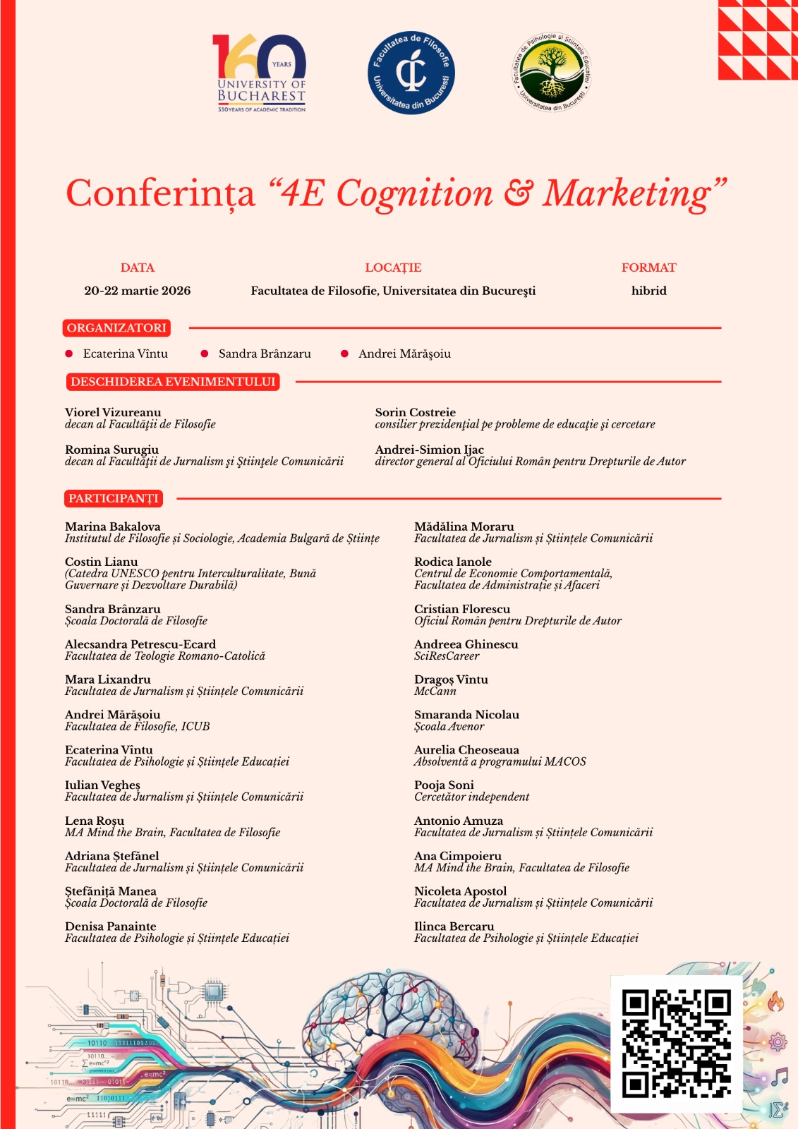 AFIS - Program '4E cognition & marketing' martie 2026