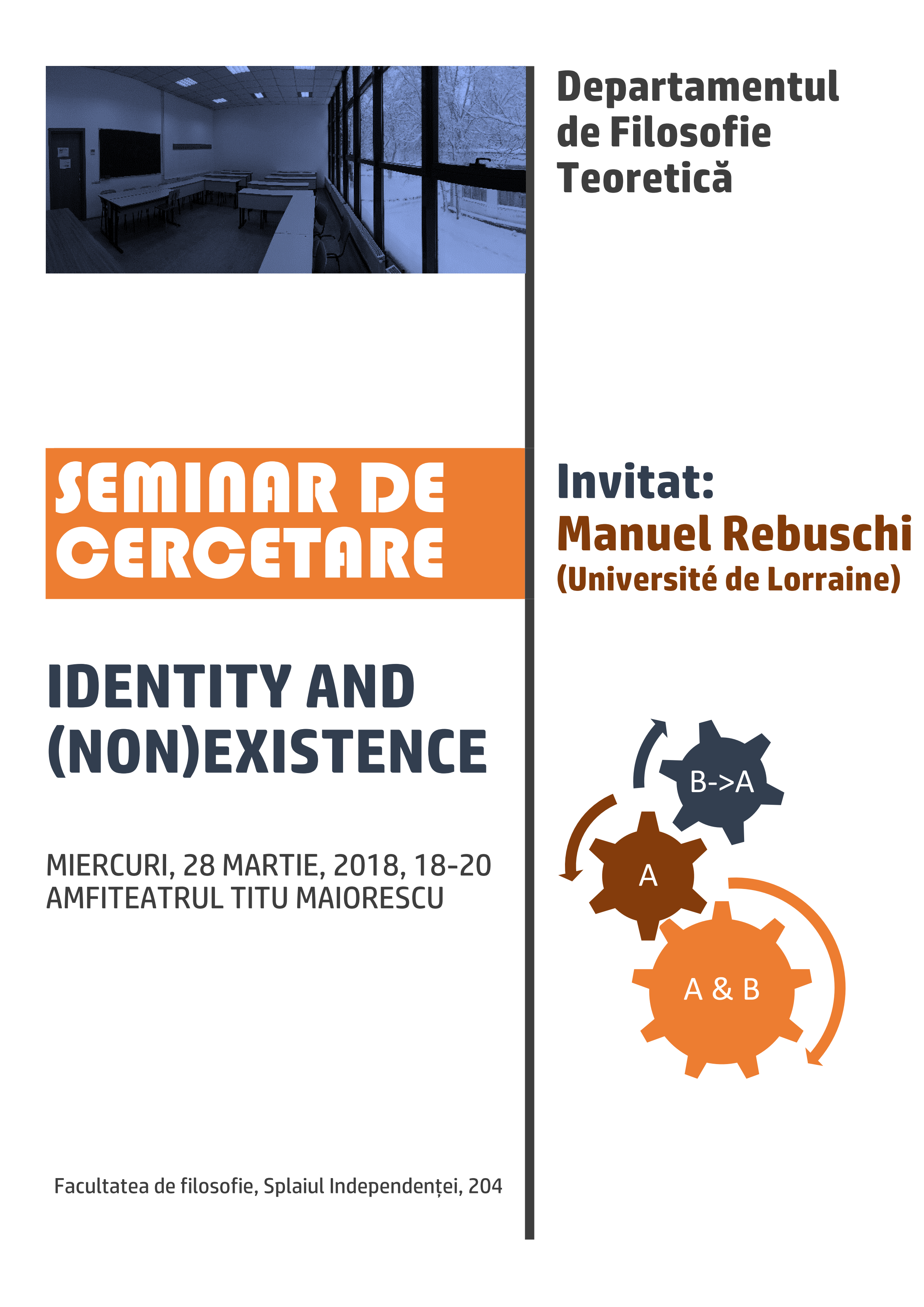 Seminar cercetare DFT – Conferința „Identity and (Non)existence”