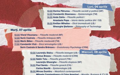 Banchetul Filosofic şi Zilele Porţilor Deschise la Facultatea de Filosofie 2026
