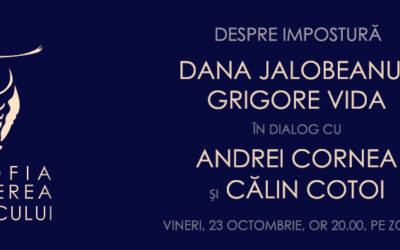 Despre impostură la Cafeneaua filosofică online