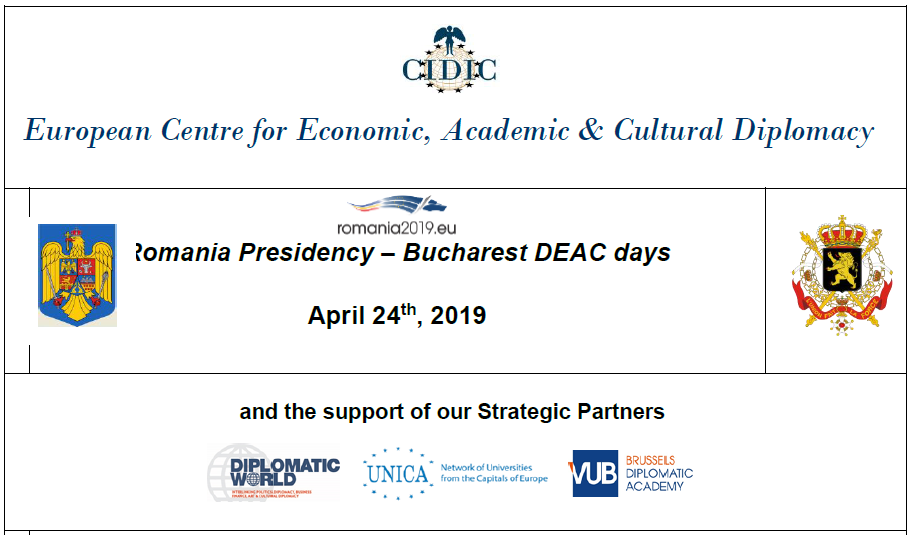 Romania Presidency – Bucharest DEAC days