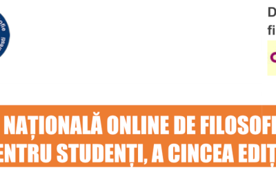 CONFERINȚA NAȚIONALĂ ONLINE DE FILOSOFIE TEORETICĂ PENTRU STUDENȚI, A CINCEA EDIȚIE