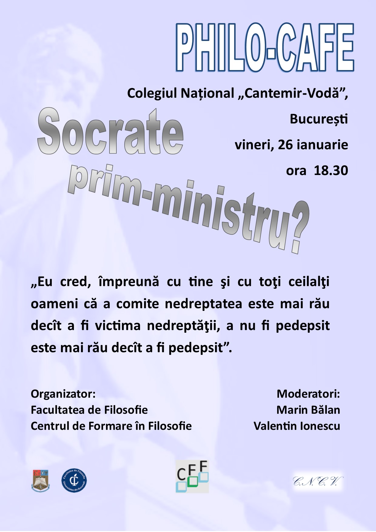 PHILO-CAFE: Socrate prim-ministru?