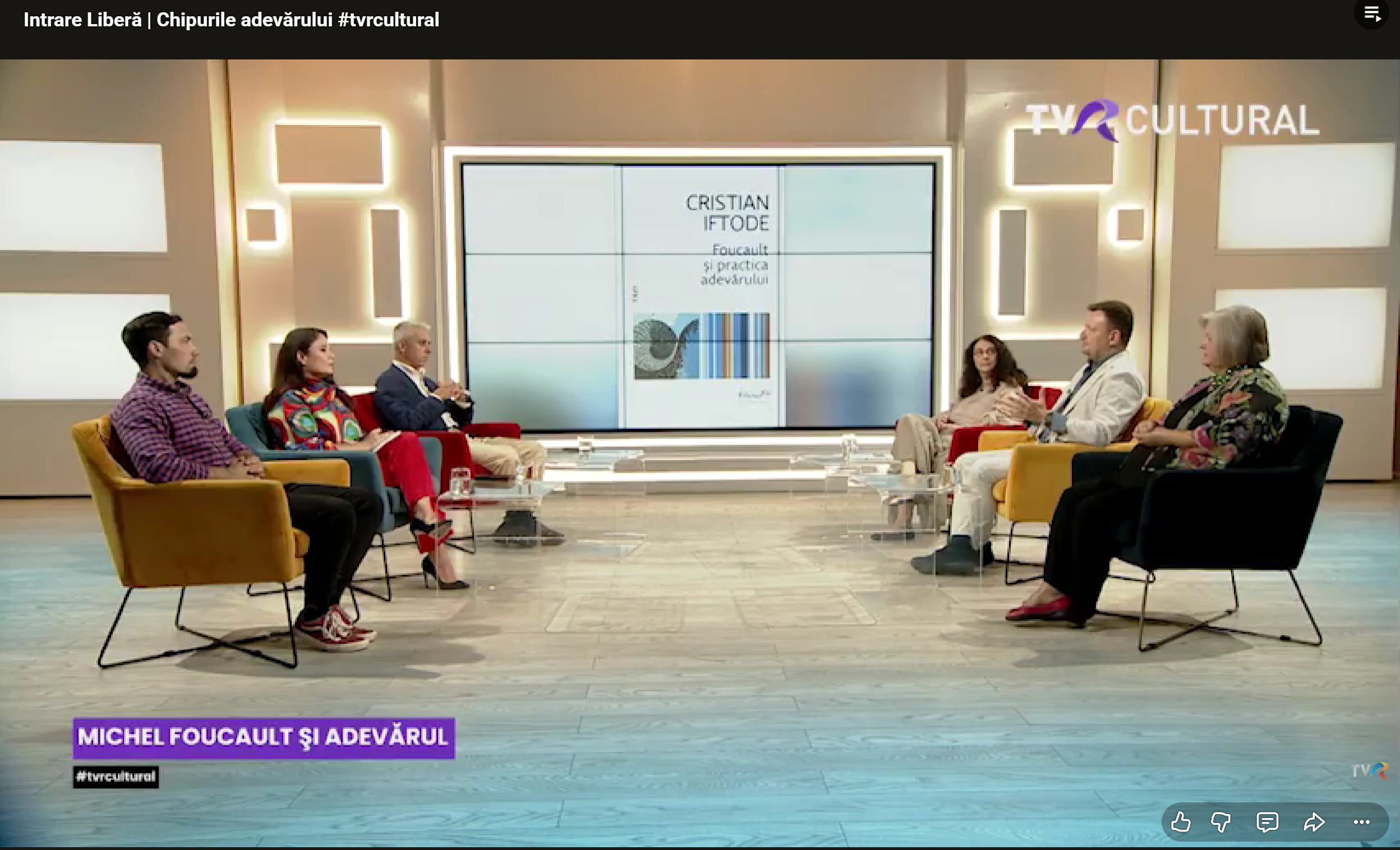 Colegul nostru Cristian Iftode, invitat al emisiunii „Chipurile adevărului”, la TVR Cultural