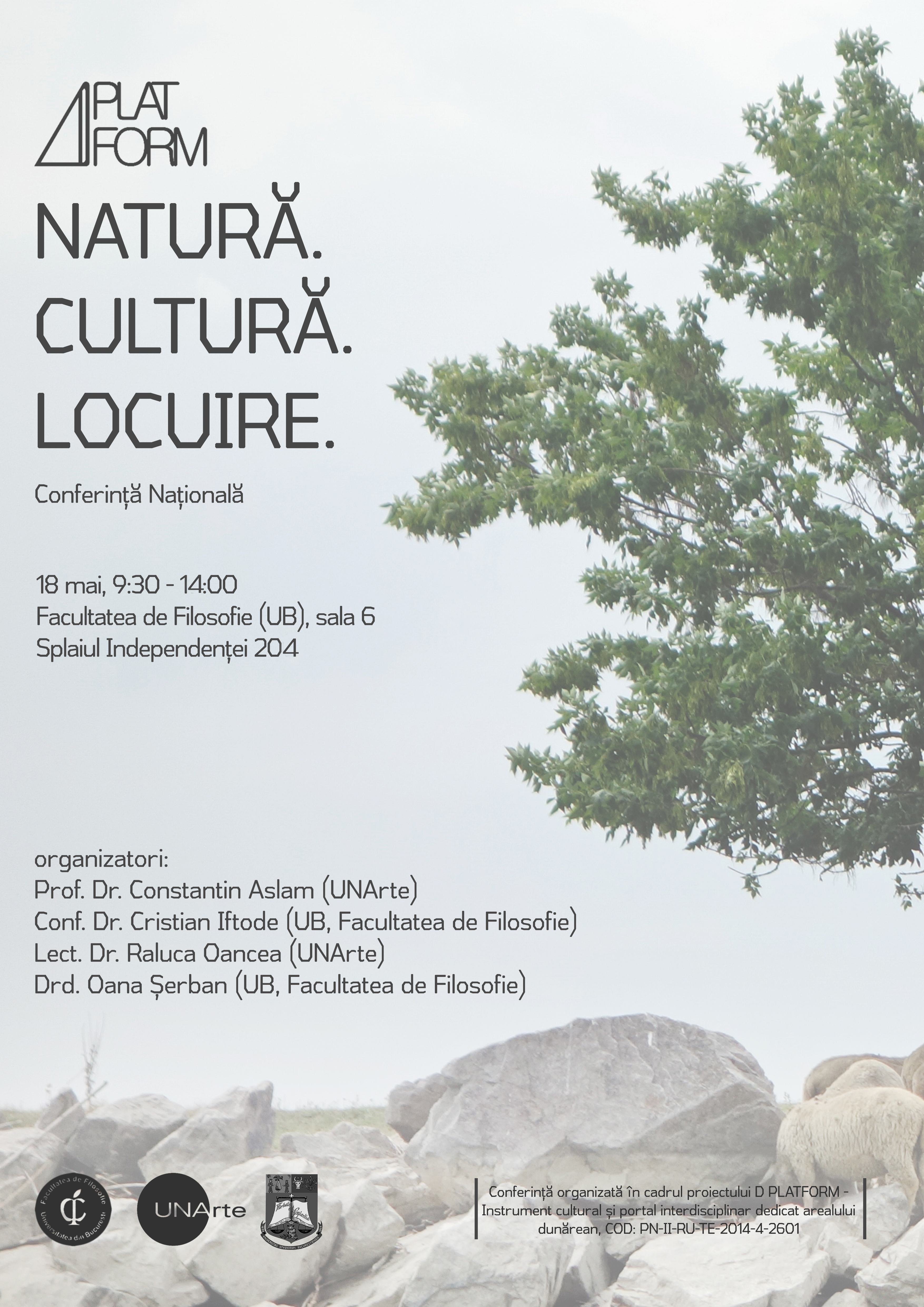 CONFERINȚA NAȚIONALĂ “NATURĂ. CULTURĂ. LOCUIRE”