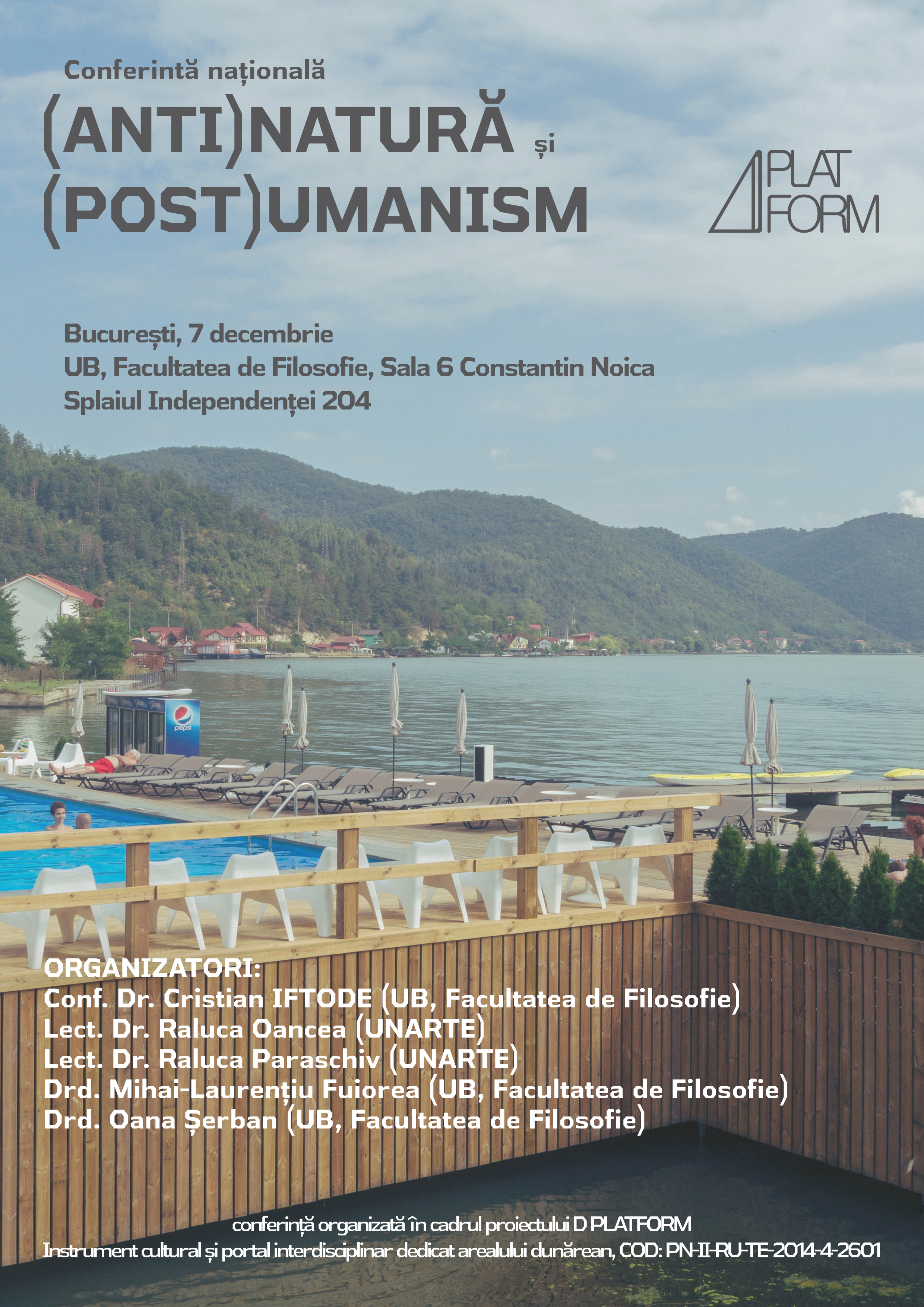 Conferința națională (ANTI)NATURĂ ȘI (POST)UMANISM