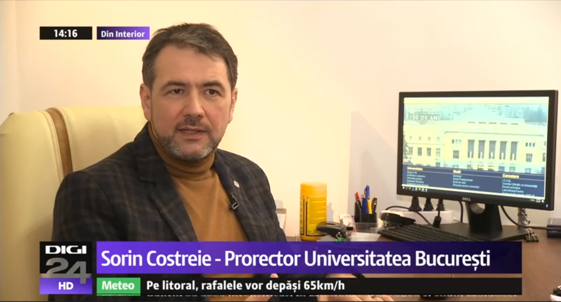 Conf. univ. dr. Sorin Costreie, prorector al UB, despre importanța deschiderii învățământului universitar din România spre procesul de internaționalizare