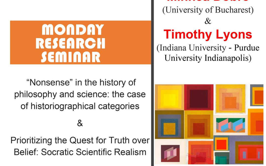 Seminar cercetare DFT „“Nonsense” in the history of philosophy and science: the case of historiographical categories”