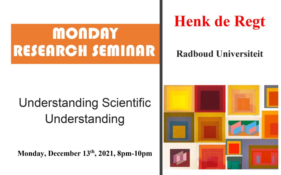 Seminar cercetare DFT ‘Understanding Scientific Understanding’