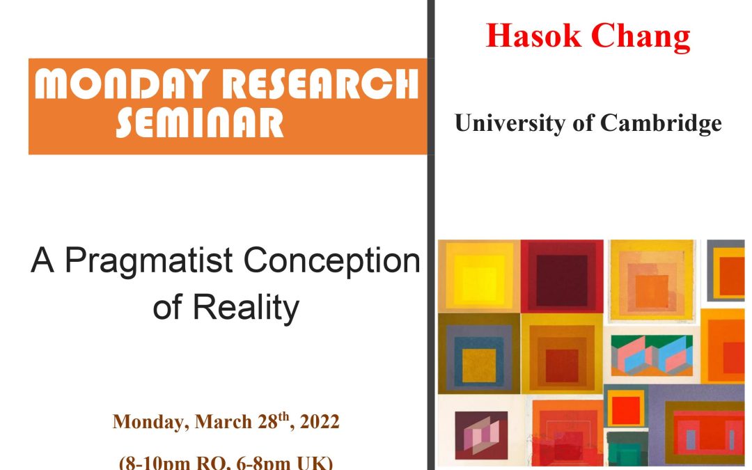 Seminar cercetare DFT ‘A Pragmatist Conception of Reality’