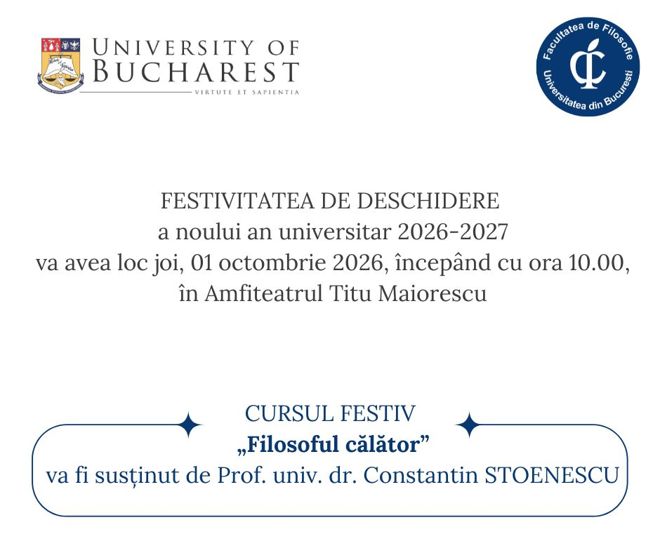 DESCHIDEREA ANULUI UNIVERSITAR 2026-2027