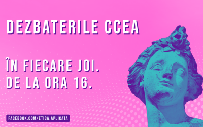 Un nou sezon al Dezbaterilor CCEA dedicate eticii aplicate în societate