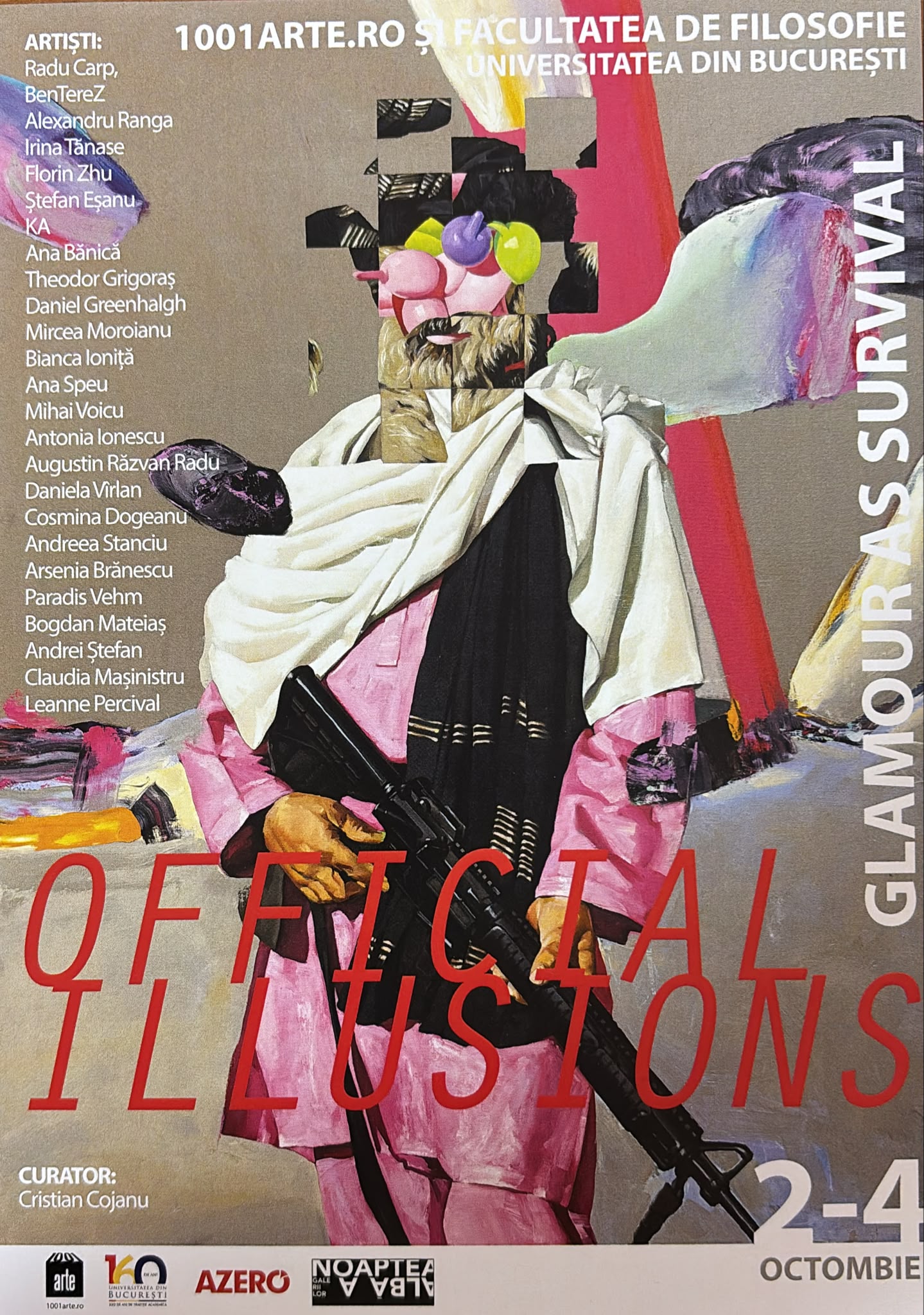 Facultatea de Filosofie și 1001 Arte, la Noaptea Albă a Galeriilor cu expoziția „Glamour as Survival”