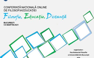 Filosofie, Educație, Distanță: Conferința națională online de filosofia educației