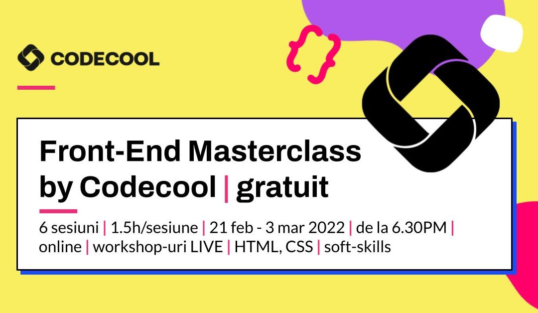 Training-uri online gratuite studenti – Font-End Masterclass