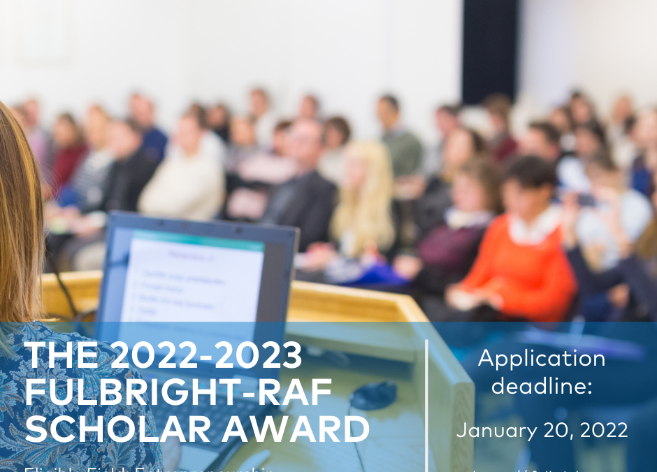 FULBRIGHT ROMANIA: bursele Fulbright-RAF Visiting Scholar pentru profesorii si cercetatorii romani – 2022-2023