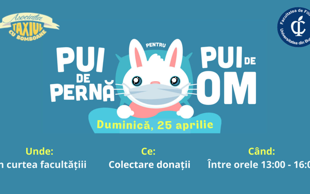 Pui de Pernă pentru Pui de Om, eveniment de colectare de donaţii pentru copiii din spitalele de pediatrie din Bucureşti