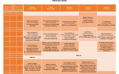 Conferința-eveniment “On the Objectivity of Scientific Knowledge. Models and Theoretical Representations of Structure and Progress in Science. Thomas Kuhn’s Legacy”