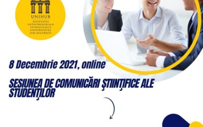 Call for Papers: SESIUNEA DE COMUNICĂRI ŞTIINŢIFICE ALE STUDENŢILOR – Educație antreprenorială și antreprenoriat pentru secolul XXI