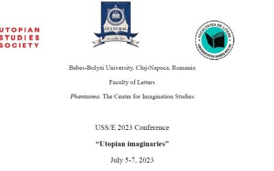 Acad. Mircea Dumitru, keynote speaker la conferința internațională “Utopian imaginaries”, UBB Cluj, 5-7 iulie 2023