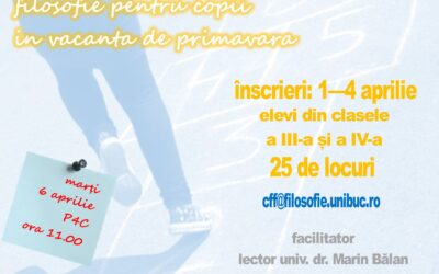Vacanța cu P4C – Filosofie pentru copii online