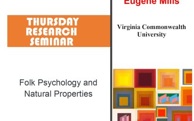 Seminar cercetare DFT ‘Folk Psychology and Natural Properties’