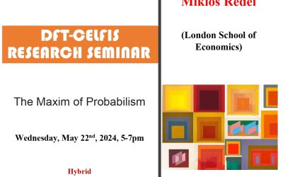 Seminar cercetare DFT „The Maxim of Probabilism”