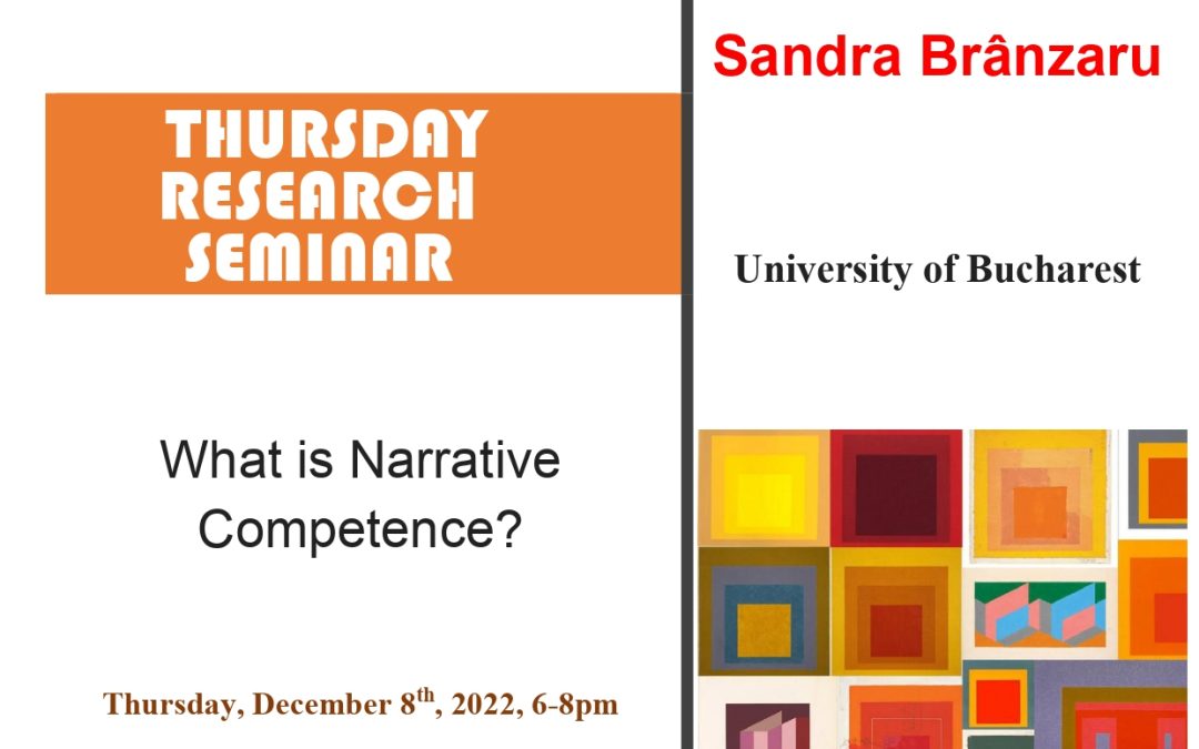 Seminar cercetare DFT „What is Narrative Competence?”
