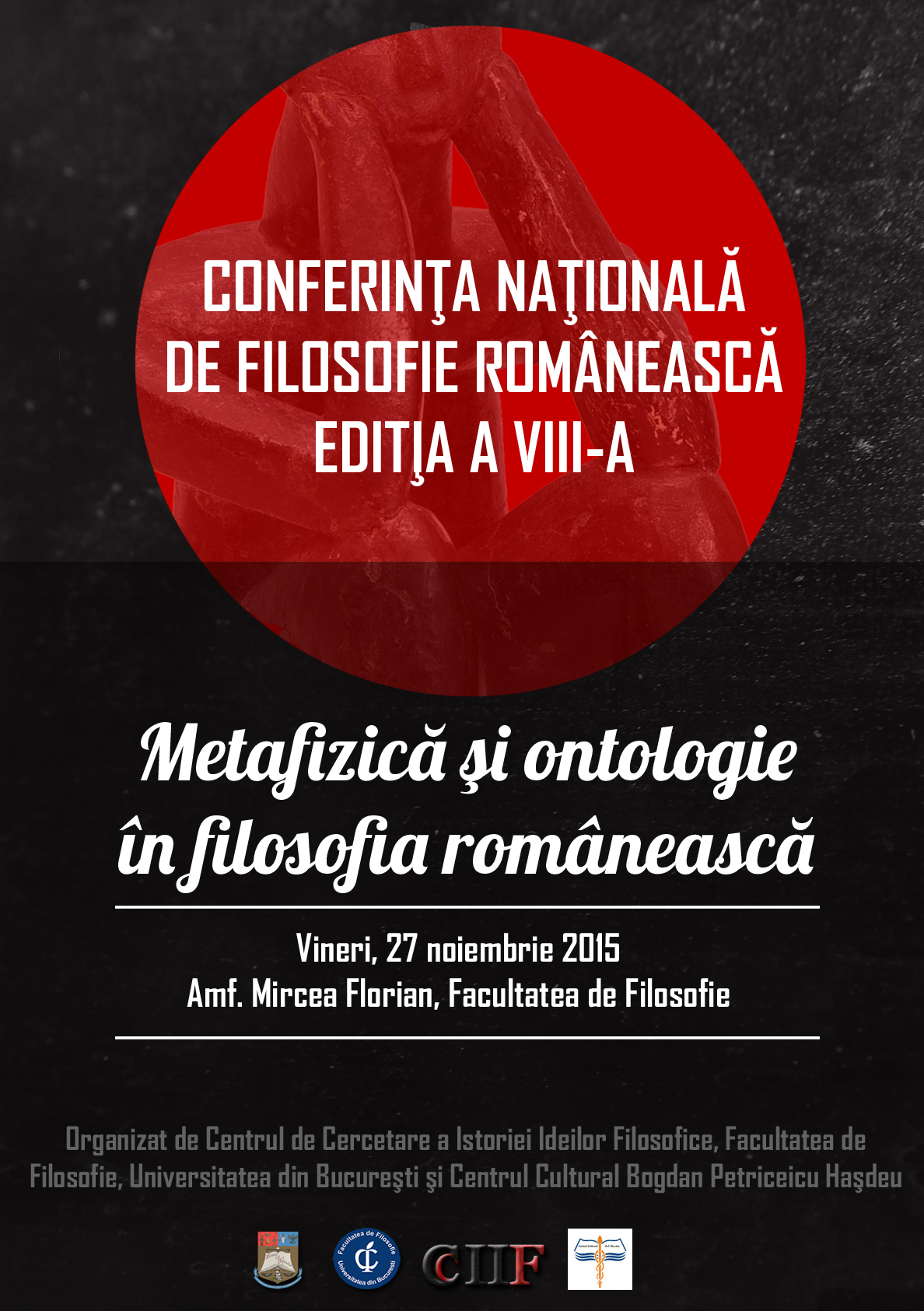 CCIIF: Conferința „Ontologie şi metafizică în filosofia românească”
