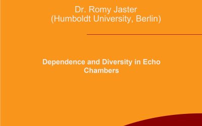 Seminar cercetare DFT „Dependence and Diversity in Echo Chambers”