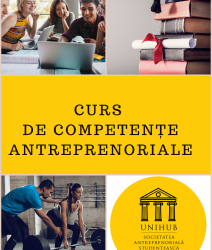 Organizarea cursului Competențe antreprenoriale – 17-18 si 24-25 oct, 4 module, 32 ore (online)