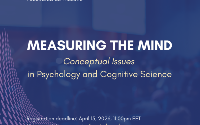 Conferința “Măsurarea minții: probleme conceptuale în psihologie și științele cogniției” – 29–30 mai 2026