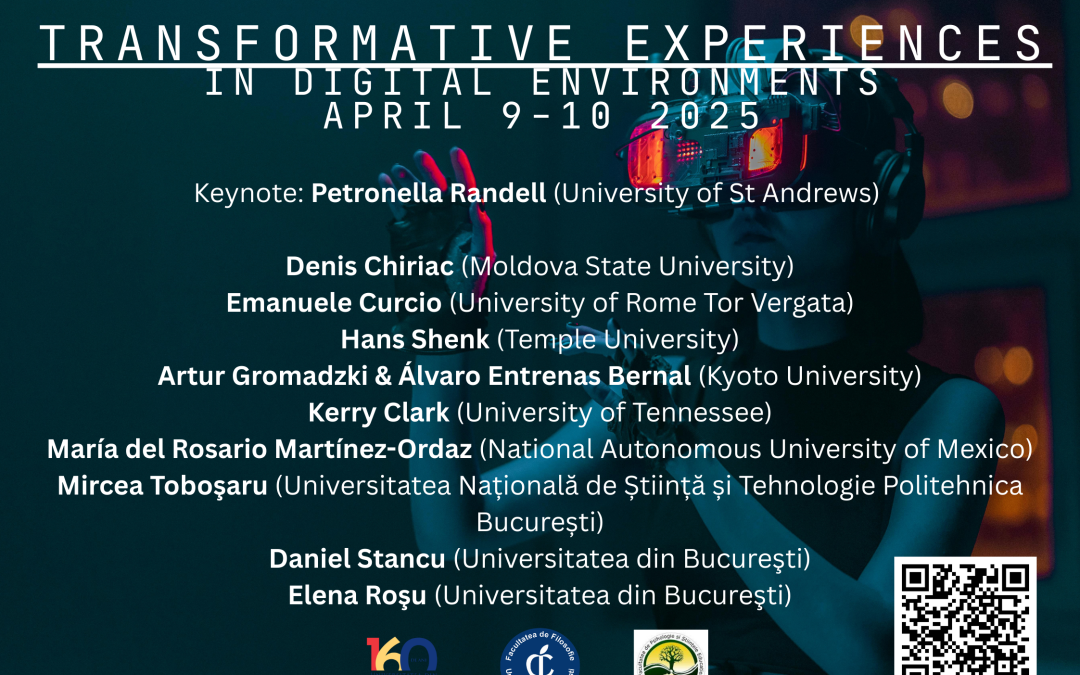 Conferinţa internaţională „Transformative Experiences in Digital Environments” – 9-10 aprilie 2025