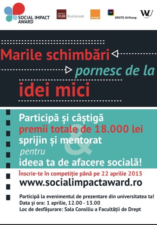Competiția @socialimpactaward