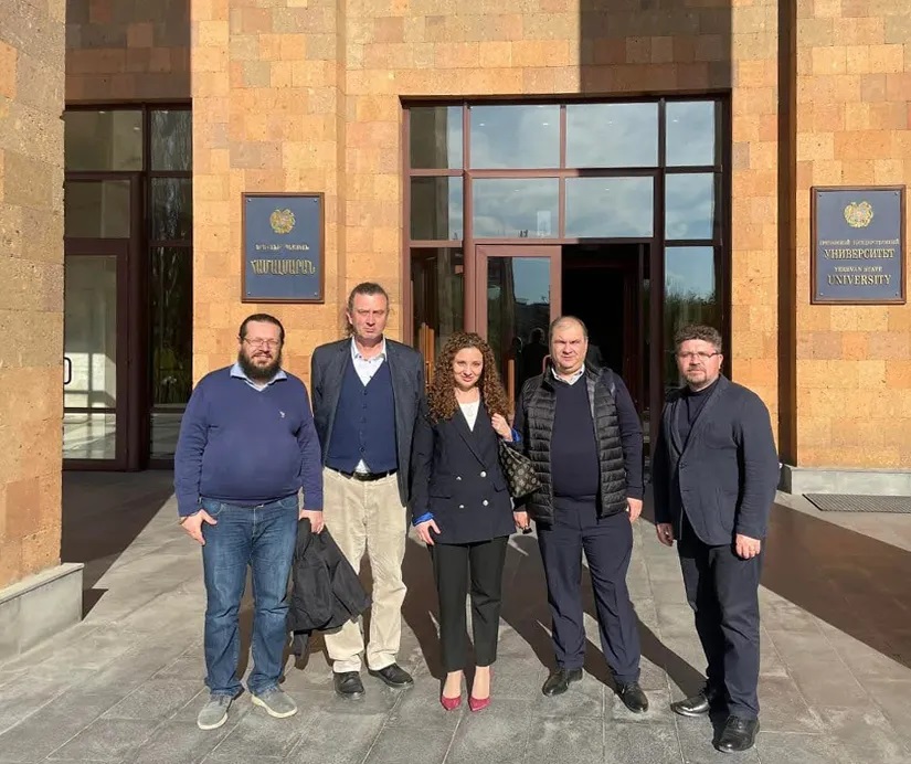 Vizită la Universitatea de Stat din Erevan